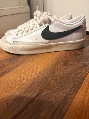 Nike Blazer Low Platform Sneakers – White/Black